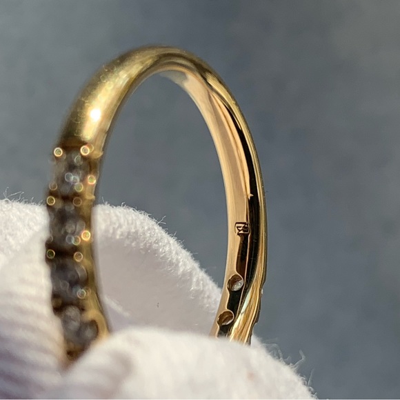 Riviera Pavé Diamond Ring In 18k Yellow Gold (1/2 Ct. Tw.) - Picture 15 of 16